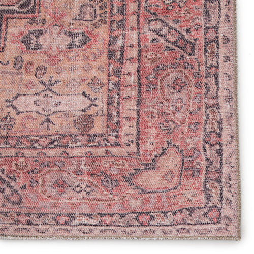 Bungalow Rose Machine Washable Carlita Oriental Pink Area Rug & Reviews Wayfair